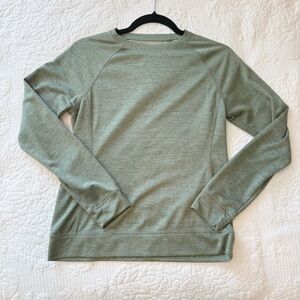 Elegant Olive Long Sleeve Top